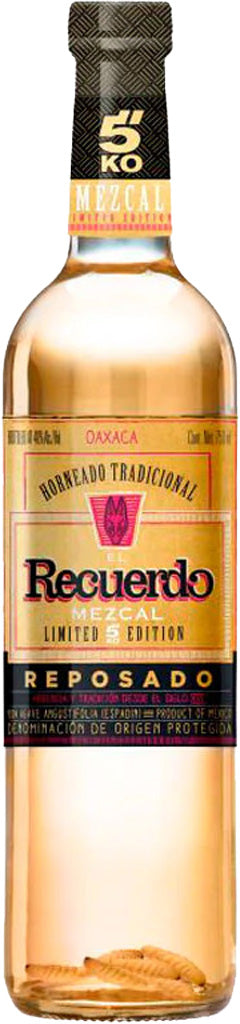 El Recuerdo 5 KO Reposado Limited Edition Mezcal 750ml