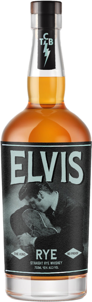 Elvis The King Straight Rye Whiskey 750ml-0