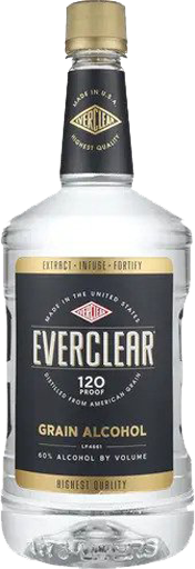 Everclear Grain Alcohol 120 Proof 1.75L-0