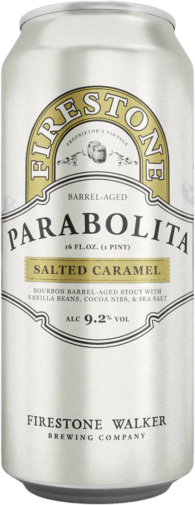 Firestone BA Parabolita Salted Caramel Imp. Stout With Vanilla Beans, Cocoa Nibs, and Sea Salt 16oz Can