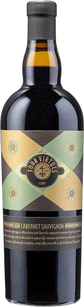 Four Virtues Lodi Bourbon Barrel Aged Cabernet Sauvignon 2021 750ml-0