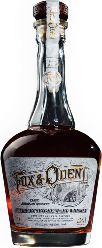Fox & Oden American Single Malt Whiskey 750ml