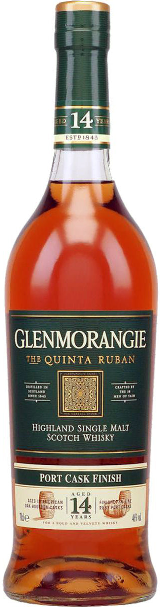 Glenmorangie Quinta Ruban 14 Year Old Single Malt Whisky 750ml
