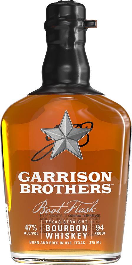 Garrison Brothers Boot Flask Texas Straight Bourbon Whiskey 375ml