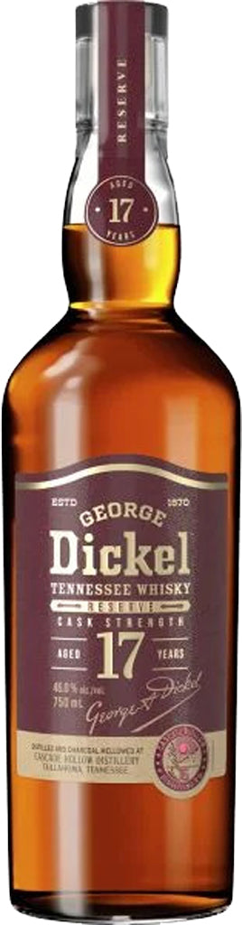 George Dickel 17 Year Old Reserve Cask Strength Tennessee Whiskey 750ml