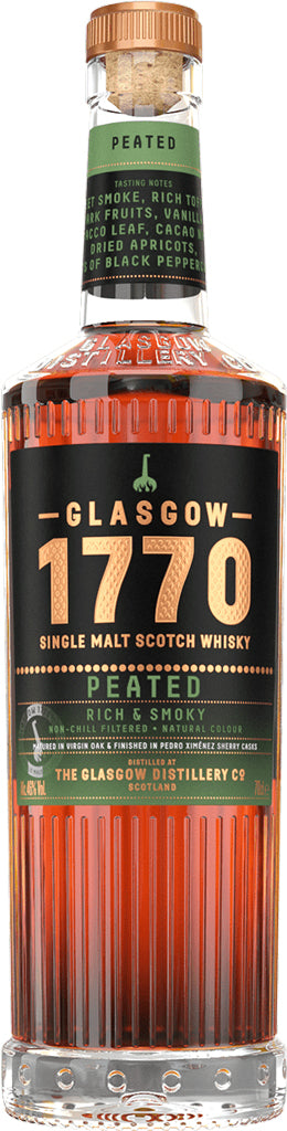 The Glasgow 1770 Peated Single Malt Whisky 700ml-0