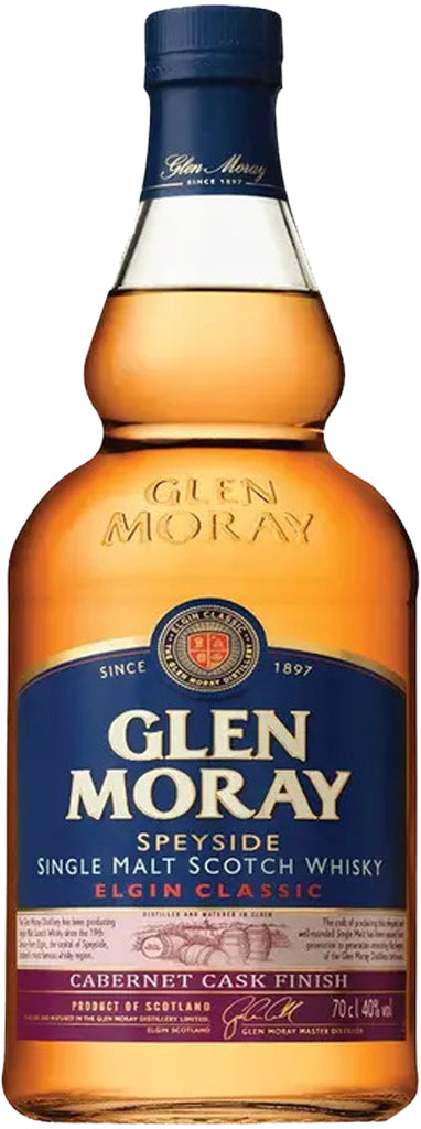 Glen Moray Cabernet Cask Finish Single Malt Scotch Whiskey 750ml-0