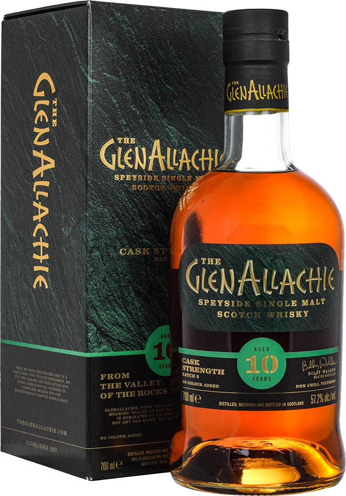 Glenallachie 10 Year Old Cask Strength Batch 8 Single Malt Whisky 700ml-0