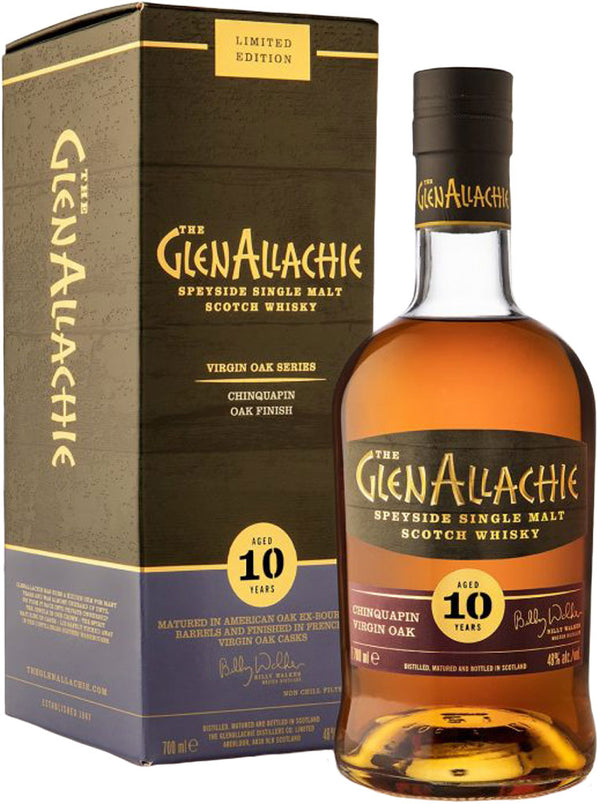 Glenallachie 10 Year Old Chinquapin Virgin Oak Single Malt Whisky 700ml