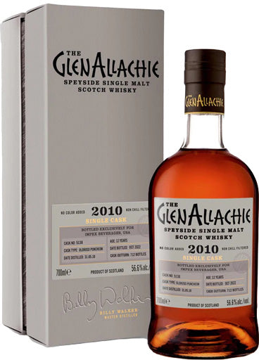 Glenallachie 12 Year Old Oloroso Puncheon Cask Finish Single Malt Whisky 2010 700ml-0