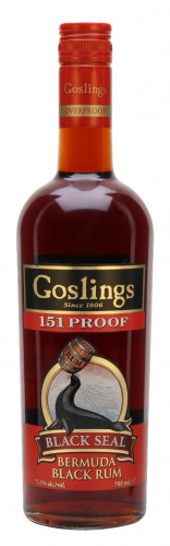 Gosling's Black Seal Rum 151 Proof 1L-0