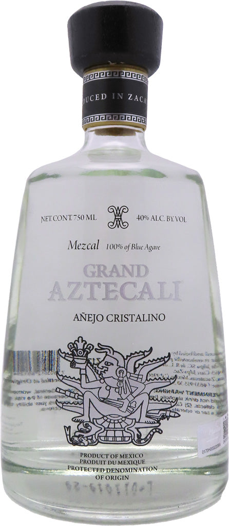 Grand Aztecali Mezcal Cristalino Anejo 750ml