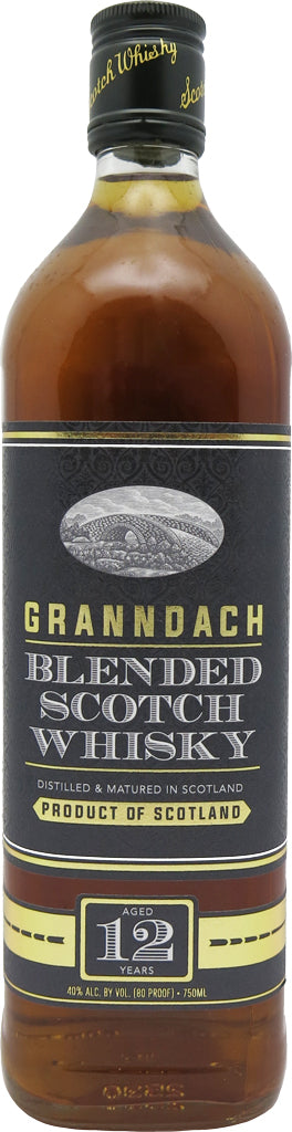 Granndach 12 Year Old Blended Scotch Whisky 750ml (Elsewhere $35)