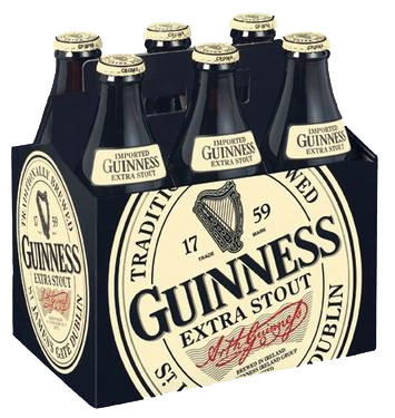 Guinness Extra Stout 6pk Bottles-0