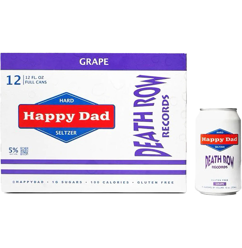 Happy Dad Death Row Records Grape Hard Seltzer 12pk Cans-0