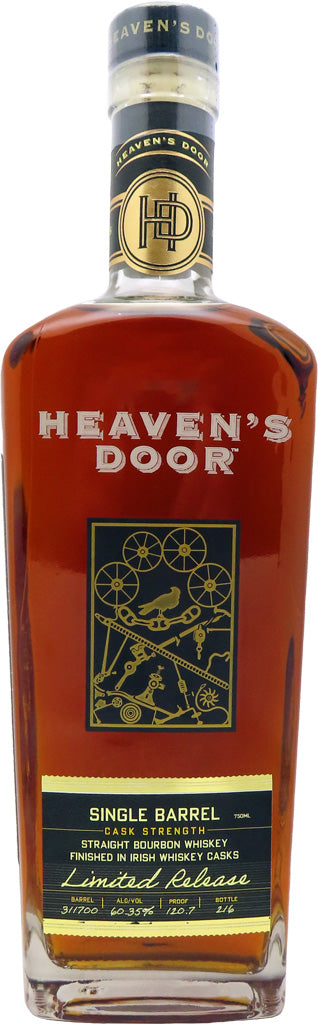 Heaven's Door Cask Strength Single Barrel Irish Whiskey Cask 750ml