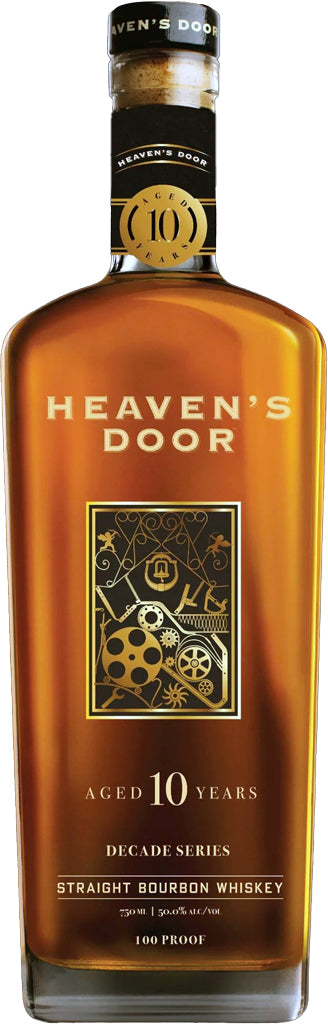 Heaven's Door Straight Bourbon Whiskey Decade Series 10 Year Old 750ml