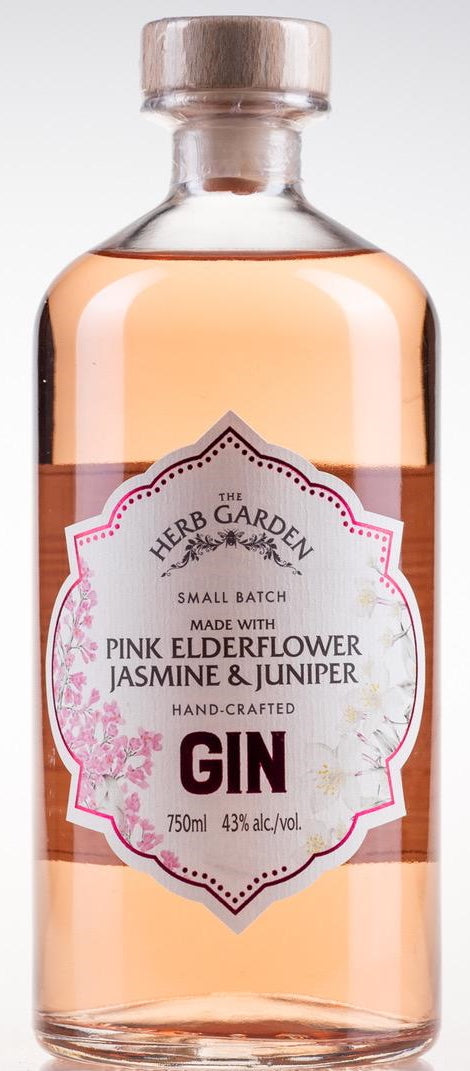 The Herb Garden Pink Elderflower & Jasmine Gin 750ml