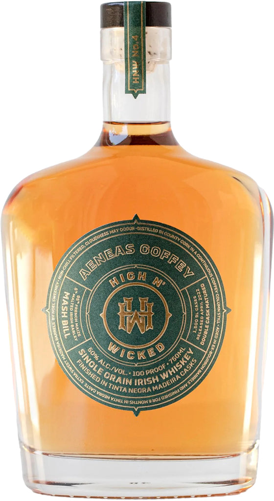 High n' Wicked Aeneas Coffey Single Grain Irish Whiskey 750ml
