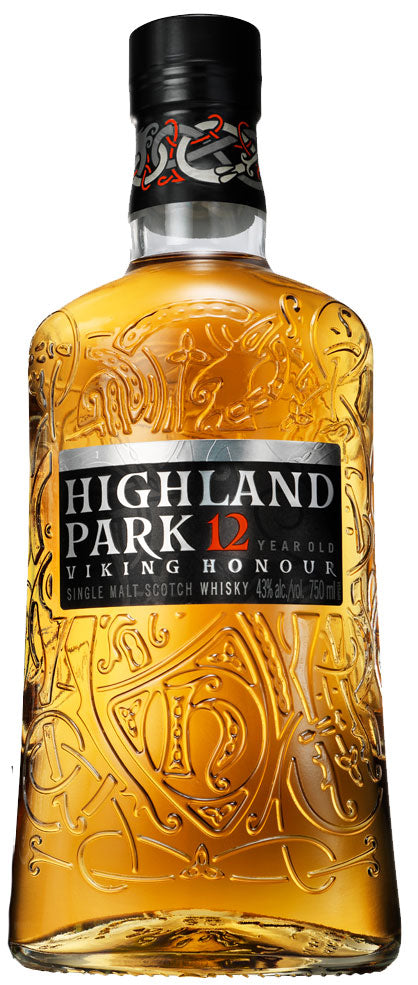 Highland Park Single Malt Whiskey 12 Year Old 750ml-0