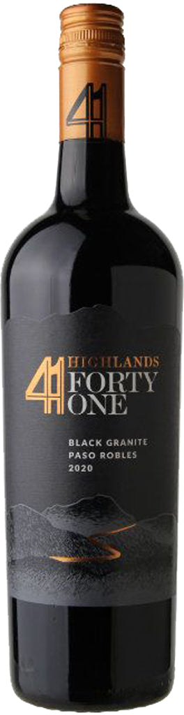 Highlands 41 Black Granite Paso Robles 2020 750ml-0