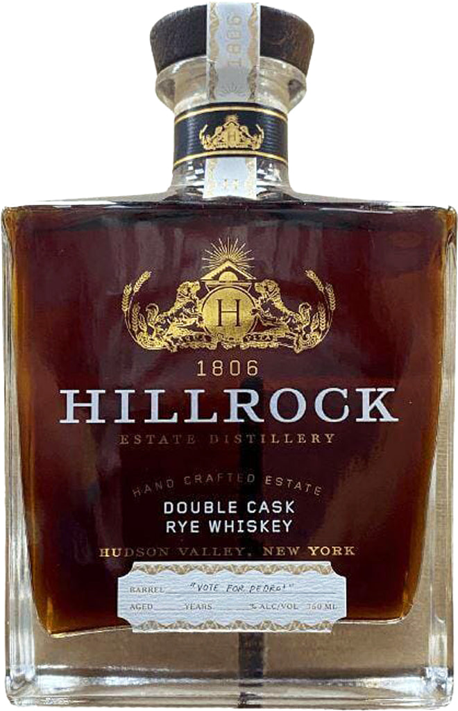 Hillrock Estate Double Cask Rye Whisky PX Finish 750ml-0