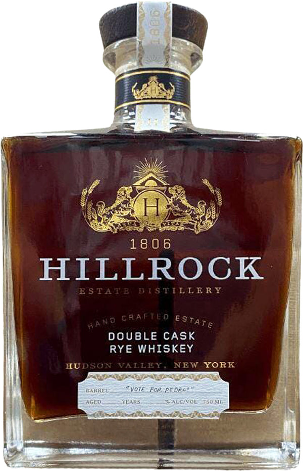 Hillrock Estate Double Cask Rye Whisky PX Finish 750ml