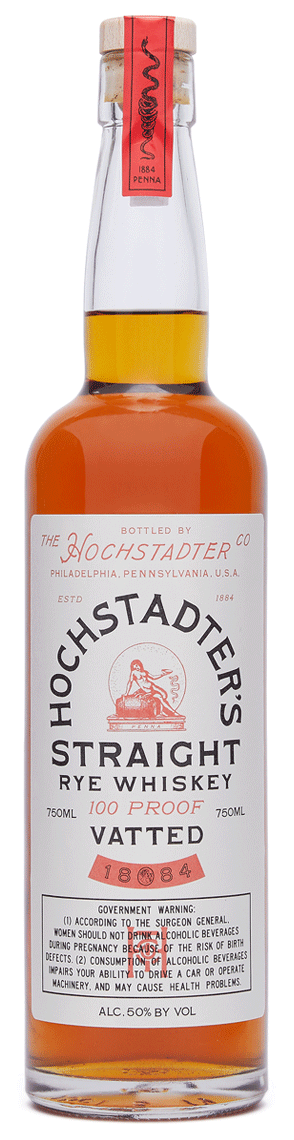 Hochstadter's Straight Rye Vatted Whiskey 100 Proof 750ml-0