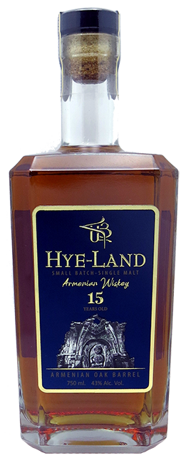 Hye-Land Armenian Small Batch Single Malt Whiskey 15 year 750ml-0