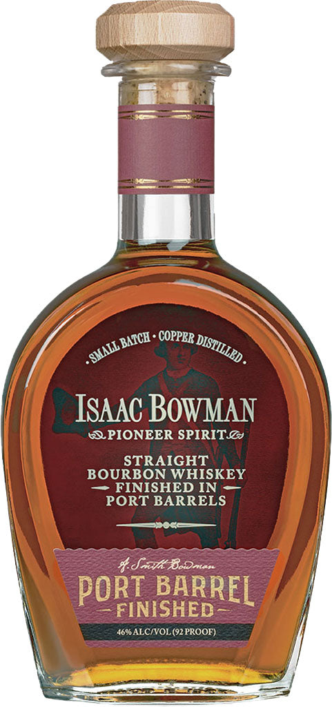 Isaac Bowman Port Barrel Finished Bourbon 750ml-0