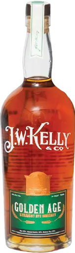 J.W. Kelly Golden Age Straight Rye Whiskey 750ml-0