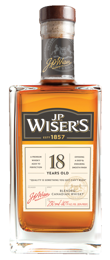 JP Wiser's Canadian Blended Whisky 18 Yrs. 750ml-0
