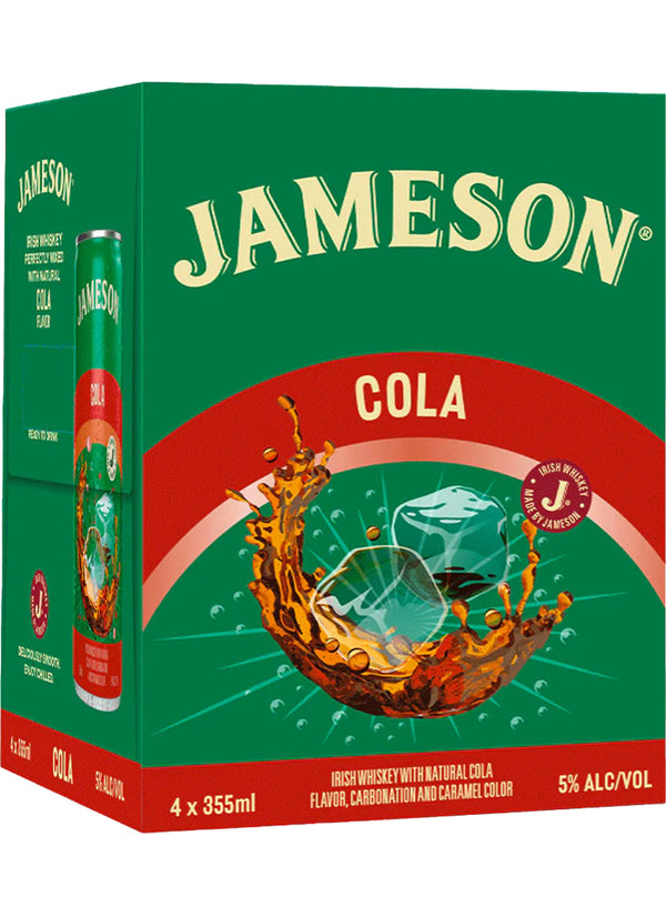 Jameson Cocktail Cola 4pk Cans