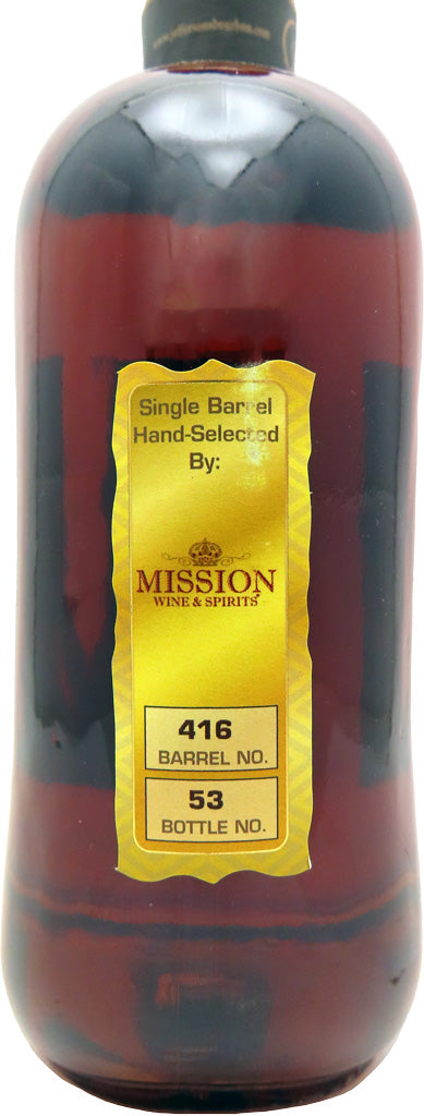 Jefferson's Reserve Mission Exclusive Single Barrel #416 Very Small Batch Straight Bourbon Whiskey 750ml-1
