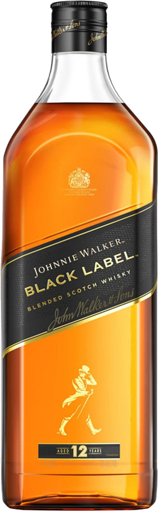 Johnnie Walker Black Blended Scotch Whisky 1.75L-0