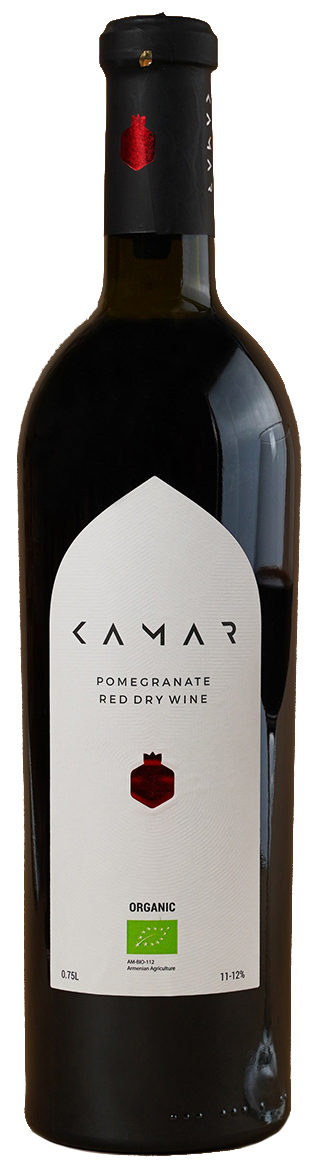 Kamar Organic Pomegranate Dry Red Wine 750ml