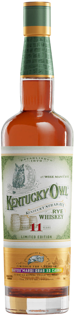 Kentucky Owl Mardi Gras XO Cask 11 Year Old Kentucky Straight Rye 750ml-0