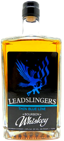 Leadslingers Thin Blue Line Bourbon 750ml-0