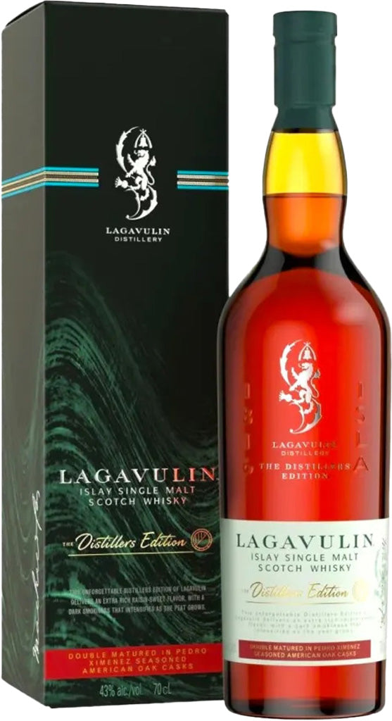 Lagavulin Distillers Edition Double Matured PX Seasoned American Oak Casks 750ml-0