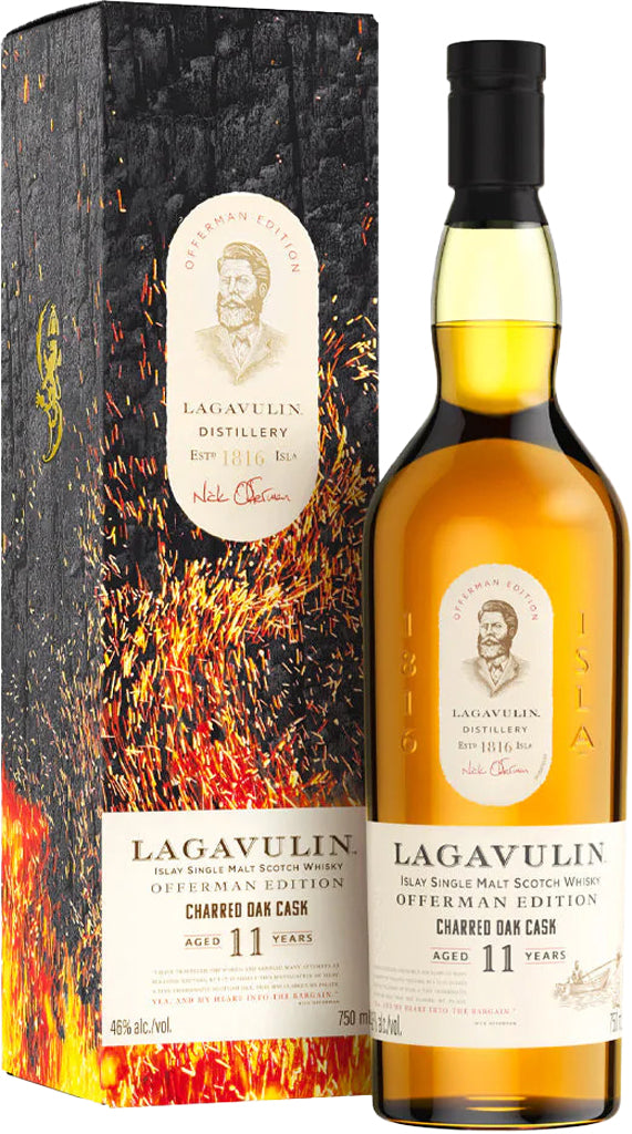 Lagavulin Offerman Edition 11 Year Old Charred Oak Cask Single Malt Scotch Whisky 750ml