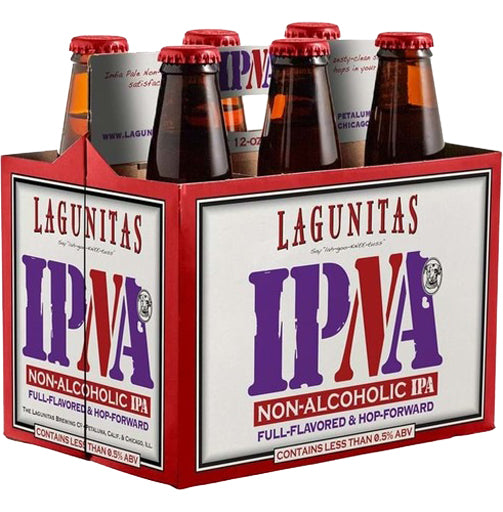 Lagunitas IPNA Non-Alcoholic IPA 6Pk Bottles-0