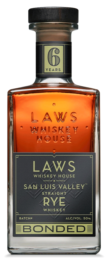 A.D. Laws San Luis Valley Bonded Straight Rye Whiskey 750ml