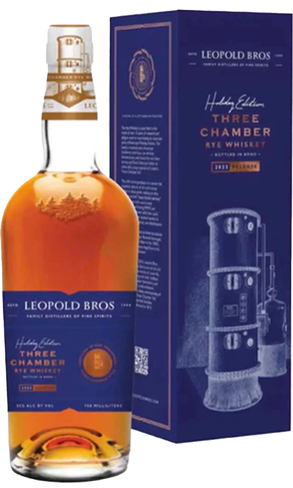 Leopold Bros Bottled In Bond Three Chamber Rye Whiskey 2022 750ml