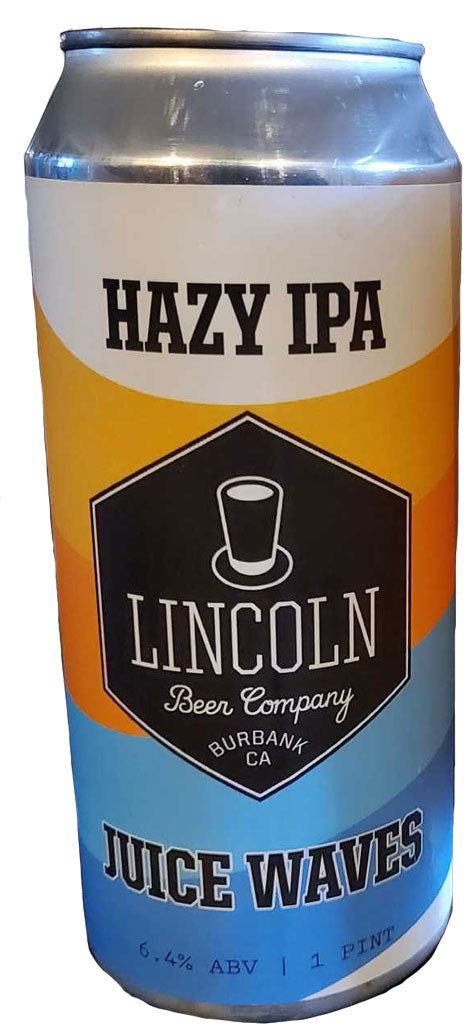Lincoln Beer Juice Waves Hazy IPA 16oz Can