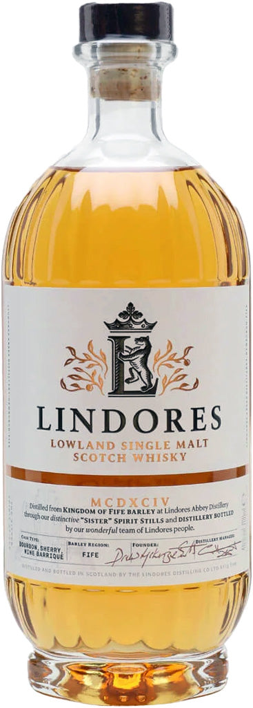 Lindores Abbey Lowland Single Malt Scotch Whisky 700ml-0