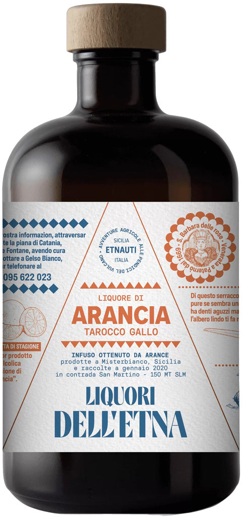 Liquori dell'Etna di Arancia Tarocco Gallo Liqueur 700ml-0