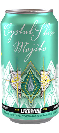 Livewire Crystal Shiso Mojito 4pk Cans-0