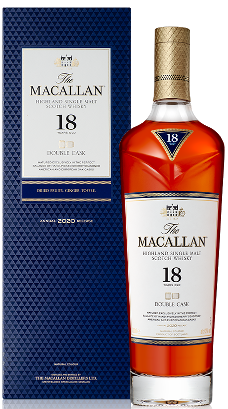 The Macallan Double Cask 18 Years Old Single Malt Whisky 750ml-0