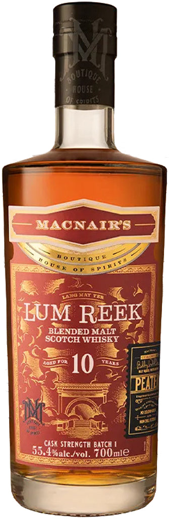 Macnair's Lum Reek 10 Year Old Peated Whisky 700ml