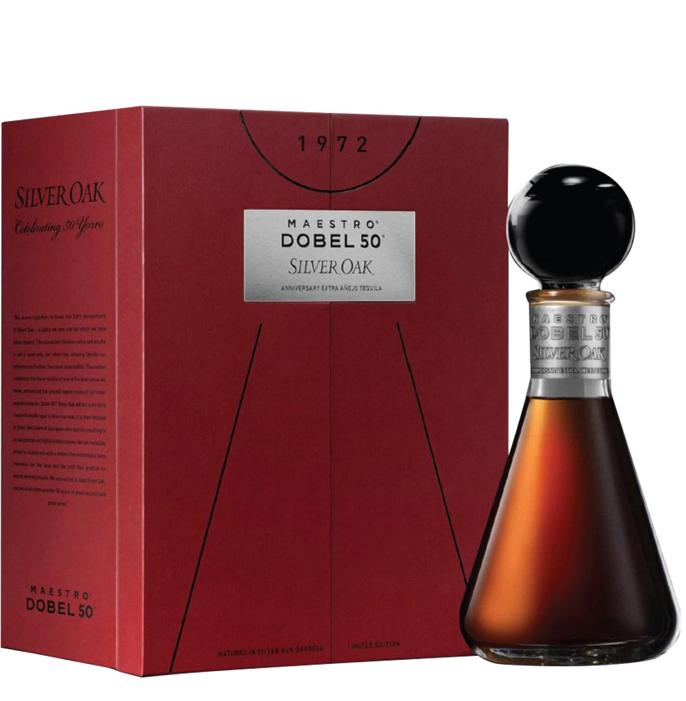 Maestro Dobel 50 Limited Edition Silver Oak Anniversary Extra Anejo Tequila 750ml-0